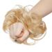 100% Human Hair Tie - Smooth Hair Parting & Updos | 23g Bleach Blonde 613# - Buy Online on GoSupps.com