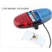 Durable 4-Tone Plastic Whistle with Red and Blue Police Light Lamp Electric Horn for Bicycle - Buy Online on GoSupps.com