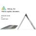 AhfuLife Stainless Steel Credit Card Size Beard Comb Set - Anti-Static Dual Action Hair Comb for Wallet and Pocket - 2 Pcs - Buy Online on GoSupps.com