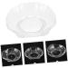 TIDTALEO Shell Soap Dish Bathroom Sponge Holder Home Bathroom Soap Dish Soap Case Shower Soap Shampoo Dish Nylon Hole Sleeves Dish Sponge Holder Bath Soap Holder Bar Liquid Plastic Soap Pad Transparent 9.5x9.5CM - Buy Online on GoSupps.com
