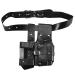 Hair Care Styling Tools Waist Bag Professional Salon PU Leather Hairdressing Pouch Holster Barber Scissor Comb Holder Case with Removable Waist Belt (Black)