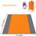 AOCKTOBAR Beach Blanket Waterproof Sandproof  96''108'' Picnic Beach Blankets Oversized for 4-7 Adults  Lightweight & Durable Beach Mat Quick Drying for Beach Travel  Camping  Hiking Orange(200*210) - Buy Online on GoSupps.com