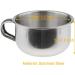 Buy Gazechimp Stainless Steel Men's Shaving Bowl with Handle | Durable Shaving Mug for Shaving Soap - International Shipping Available - Buy Online on GoSupps.com