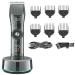 Hair Clippers Professional men adjustable hair trimmer finishing hair clipper electric rechargable hair cutter beard trimer with charger base With box