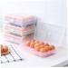 Hohopeti 3pcs Egg Tray Egg Storage Unit Egg Holder Refrigerator Containers White Egg Plate Egg Case re-usable White 25*15.5*7.2cm - Buy Online on GoSupps.com