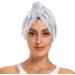 Butterflies Dry Hair Cap Set - 2 Piece Quick Drying Towel & Soft Button Headband | Super Absorbent Comfort for All Hair Types | International Shipping - Buy Online on GoSupps.com