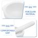 60MM Porcelain Mortar and Pestle Set with Pour Spout - Ceramic Pill Crusher for Easy Medication Grinding - Buy Online on GoSupps.com