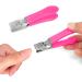 Nekoo Nail Clippers for Thick Nails - Ultra Sharp Curved Trimmer for Adults - Mid-Pink - Buy Online on GoSupps.com