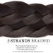 SEGO Braided Headband for Women - Adjustable Elastic Hair Band - Boho Style Synthetic Hairpiece - Wide Plaited Braids - Hair Accessories - M 4A - Buy Online on GoSupps.com
