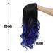 Sallcks Ombre Blue Long Wavy Wig for Women - Heat Resistant Synthetic Wig for Daily Wear, Party & Halloween Costumes - Buy Online on GoSupps.com