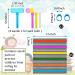 12 Colorful ADHD Dyslexia Guide Strips - Enhance Focus & Learning | Fast International Shipping - Buy Online on GoSupps.com