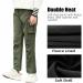 JOMLUN Boys Fleece Lined Hiking Pants - Waterproof & Windproof Kids Cargo Insulated Pant - Winter Green 14-16 Years - Buy Online on GoSupps.com