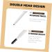FOMIYES 2pcs Double-headed Waterproof Eyebrow Pencil Gray Eyebrow Pencil Cosmetic Tool Brush To Rotate Wild 1 count (Pack of 1) Assorted Color - Buy Online on GoSupps.com