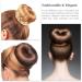 Donut Bun Maker Set - 7pcs Hair Bun Makers, 5 Elastic Bands & 20 Pins - Perfect for Stylish Hair Buns - Buy Online on GoSupps.com