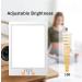 Light Therapy Lamp 10000 Lux UV-Free LED White Warm Light with Adjustable Brightness 4 Timer and 360 Rotatable Stand White - Buy Online on GoSupps.com