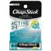 ChapStick Lip Sunscreen Active 2-in-1 Unscented Lip Balm with SPF 25 0.15 Oz Ea
