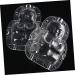 TEHAUX 2pcs Novel Transparent Tools Duddha Stereotypes Garden Growing Supply Diy Clear Watermelon Buddha Transparent 10x7cm - Buy Online on GoSupps.com