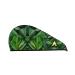 Banana Leaves Coral Velvet Dry Hair Cap Perfect for Home Travel Pool Parties Beaches Baths and More