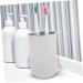 Buy Homsfou Stainless Steel Toothbrush Organizer Cup for Kids - Stylish Bathroom Toothbrush Holder - White 12x8cm - Buy Online on GoSupps.com