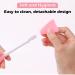 Silicone Face Mask Brush | Mud Mask Applicator | Flexible | Facial & Clay Mask Tool | Blue & Pink - Buy Online on GoSupps.com
