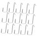 Zerodeko Kitchen Utensil Hooks 40pcs Door Hook Over Door Clothes Hanger Rack Christmas Ornaments Hook Stainless Steel Hook Towel