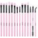 Eye Makeup Brush Set. Includes - Eyeshadow Brushes Blending Brush Brow Brush Eyeliner Brush & more 14 Brushes .