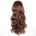 YEESHEDO 32 Long Wavy Curly Cosplay Wig with Bangs - Heat Resistant Synthetic Hair for Women/Girls - Dark Brown - Buy Online on GoSupps.com