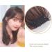 rongweiwang Endless Style Options With These Clip In Hair Extensions Creating 3D Clip In Bangs Tape In Hair Extensions Human Hair brownish black - Buy Online on GoSupps.com