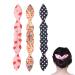 Eodkse magical hair knot 3 pieces of hair knot hair bun maker hair knot maker hair holder sponge clips hair styling donut buns hair twist curly wraps donut tools for girls women