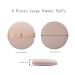 6 Pack 4 Inch Ultra Soft Washable Cotton Powder Puff Set - Large Round Loose Powder Puffs - Multicolor Mix - Buy Online on GoSupps.com