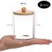 Tbestmax Qtip Apothecary Jar for Cotton Swabs - Clear Bathroom Storage - 3 Pack - Perfect for Organizing - Buy Online on GoSupps.com