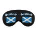 Vintage Scotland Flag Sleep Mask Eye Cover for Sleeping Blindfold with Adjustable Strap Blocks Light Night Travel Nap for Men Women
