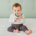 Buy Suavinex Silicone Teether for Babies &0 Mo - Soft Light Pink Rainbow | International Shipping Available - Buy Online on GoSupps.com