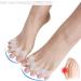 Finger Separator Toe Holder - Bunion Splint Corrector for Men & Women | Pain Relief Big Toe Separator & Hallux Valgus Straightener - Buy Online on GoSupps.com