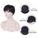 Shop Becus Real Hair Wig for Women - Short Pixie Cut Smooth Layered Black Wig for Parties & Daily Wear | Natural Black #1B - Buy Online on GoSupps.com