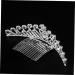 Beavorty bridal headpiece Tiara Comb Bridal Comb Headpiece Crown Comb Bridal Comb Rhinestone makeup bride earth tones - Buy Online on GoSupps.com
