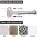 Vinobbi Modern Wall-Mounted Toilet Paper Holder - Stainless Steel 304 Satin Brushed Finish - Buy Online on GoSupps.com