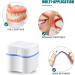 Buy Hongecb Denture Box - Light Blue Prostheses Container & Cleaning Cup for False Teeth Storage - Buy Online on GoSupps.com