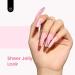Beetles Jelly Gel Nail Polish in Translucent Sheer Pink - 15ml - Buy Online on GoSupps.com