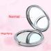 Meliya Personalized Engraved Makeup Mirror Women Girls Compact Carry-on Travel Mirror Mothers Day Valentines Gift Round(6.5cm) - Buy Online on GoSupps.com
