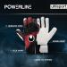 Buy Uhlsport Unisex Youth Powerline Absolutgrip HN Football Goalkeeper Gloves - Size 9 in Black/Red/White for International Shipping - Buy Online on GoSupps.com