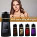 SHENGZE Hair Dye Shampoo Hair Instant Dye Shampoo for Men & WomenHair Color Shampoo for Gray HairFast Hair Coloring Natural Hair DyeLong Lasting Hair Dying Shampoofor Gray Hair Coverage Dark brown - Buy Online on GoSupps.com