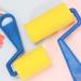NUOBESTY 4pcs Painting Foam Brush Roller Set - DIY Art Sponge Brushes for Children - Early Educational Graffiti Painting Supplies (Yellow) - Buy Online on GoSupps.com