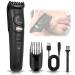 DSP Adjustable Beard Trimmer for Men - Wheel Adjustable Cordless Beard Trimmers for Men - USB Rechargeable Black