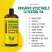 Organic Vegetable Glycerin 32 fl oz - Made with Organic Coconut Oil - Therapeutic Grade Liquid for DIYs - Hair, Nails, Skin Moisturizer - Non-GMO - Buy Online on GoSupps.com