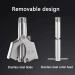 Nose Hair Trimmer for Men - Stainless Steel Manual Razor & Ear Hair Shaver | Washable & Ergonomic Design - Buy Online on GoSupps.com
