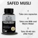 Earth King Safed Musli Extract Capsules - Boost Strength & Stamina | 500mg | 60 Vegan Capsules | International Shipping - Buy Online on GoSupps.com