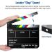 NEEWER Acrylic Film Directors Clapper Board Kit - 12x10 Cut Action Scene Clapboard with Magnetic Eraser, 2 Pens, Cleaning Cloth & Hex Key - Buy Online on GoSupps.com