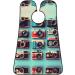 Retro Cool Camera Collection Beard Bib Apron for Men | Beard Hair Catcher & Shaving Cape | Black Beard Trimming Cloth - Buy Online on GoSupps.com