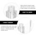 VICASKY Lot de 5 Tubes Vides pour Gloss et Rouge L vres Flacons Rechargeables Transparents Format Mini Compact tanch it pour DIY Voyage et Usage Quotidien - Buy Online on GoSupps.com